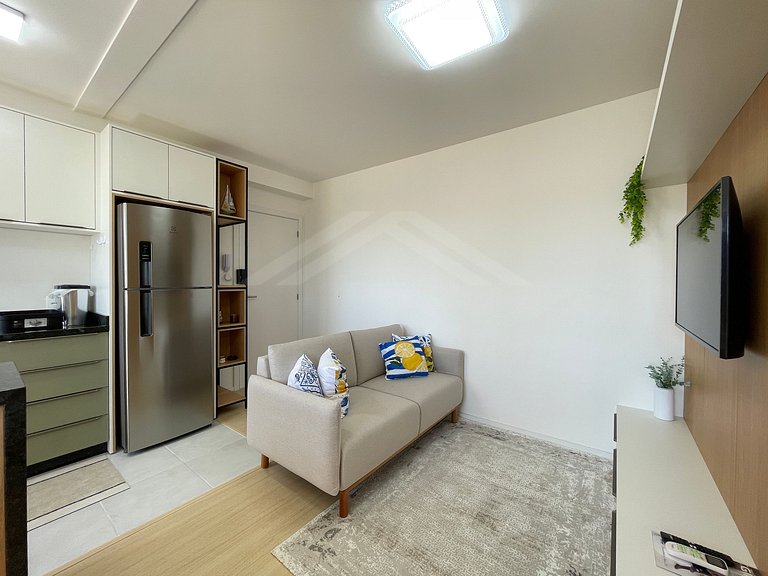 T2.707 - Apto condomínio clube, quadra mar, c/ ar condiciona