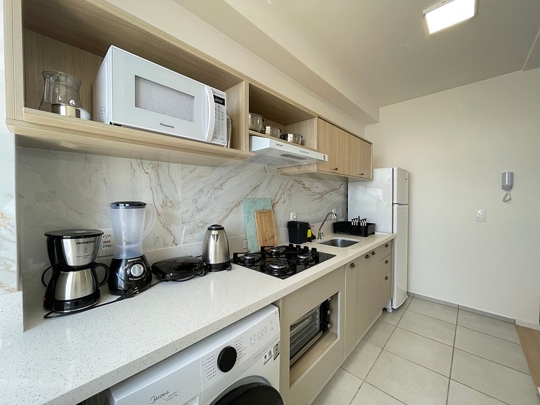 T1.1003 - Apartamento com linda vista mar, Itapoá